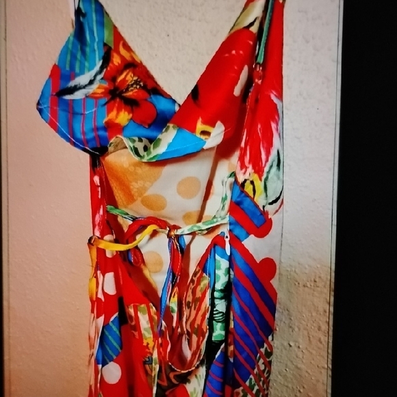 Micas Multicolor Patterned Dress - Picture 4 of 6